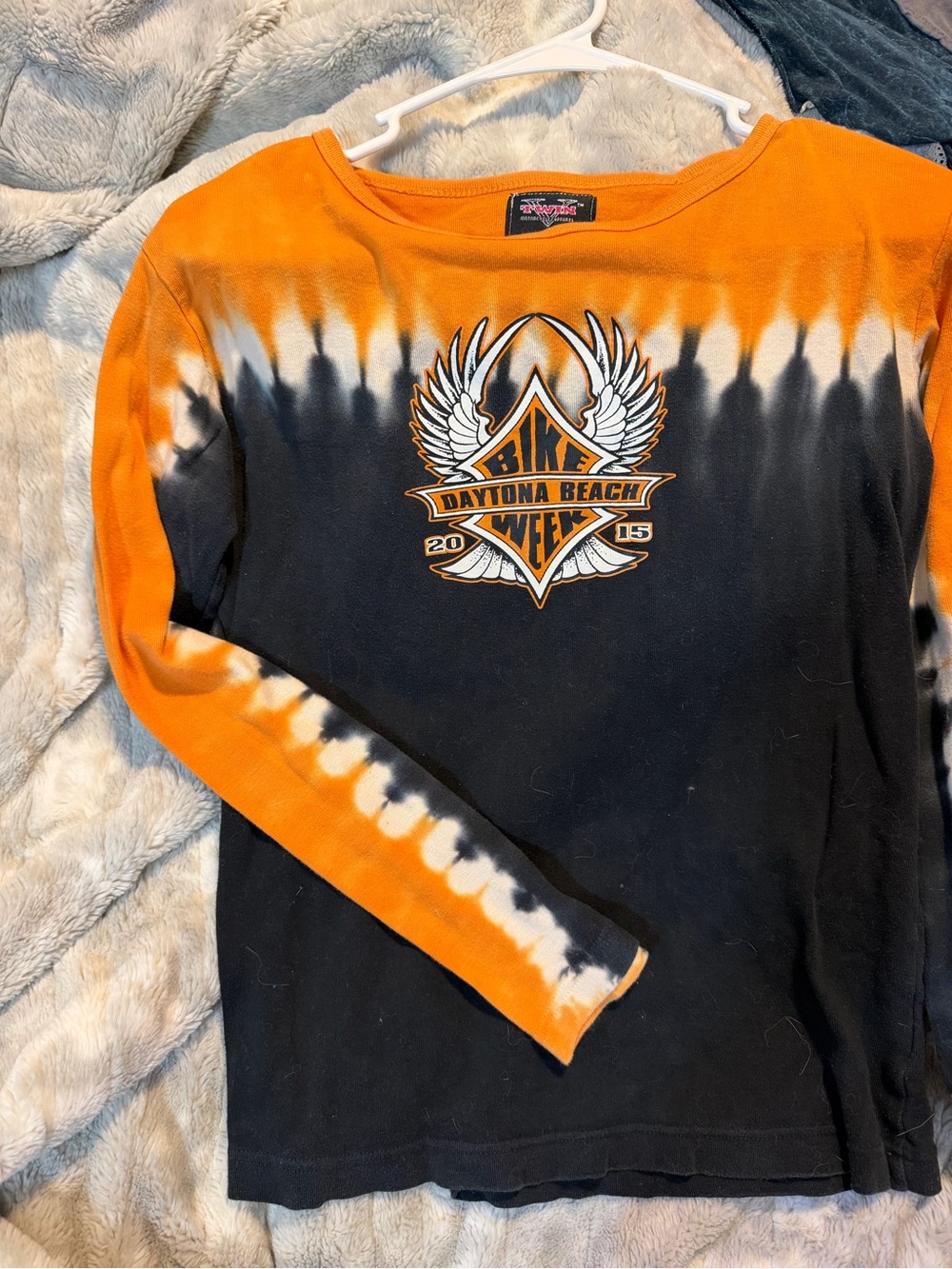 BOGO! ๐๐ธ Daytona Beach Bike Week 2015 Tie Dye Long Sleeve - Picture 1 of 3